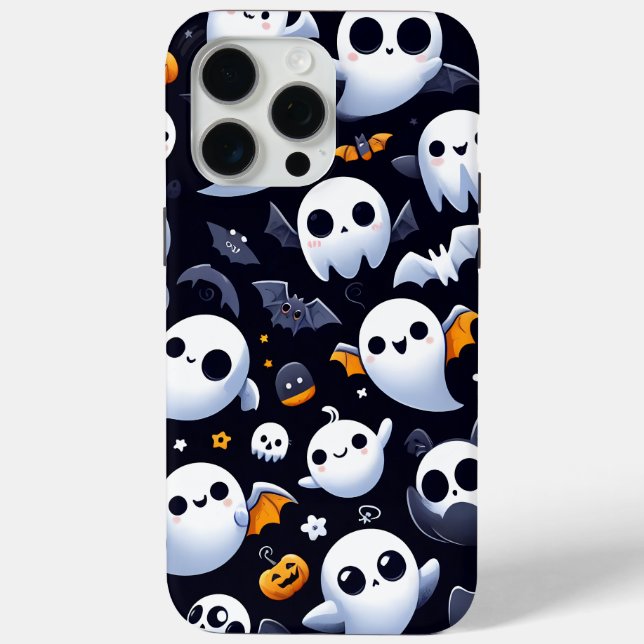 Halloween mit niedlichem Geist Case-Mate iPhone Hülle (Rückseite)