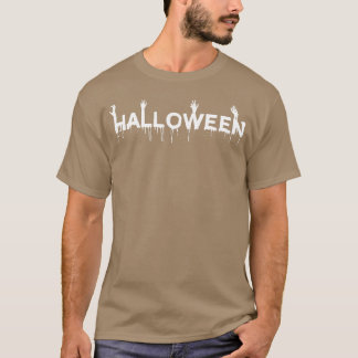 Halloween mit Zombie Hands Freund T-Shirt