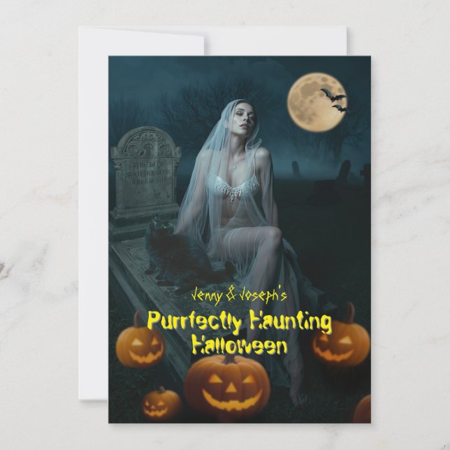 Halloween Mitteilungskarte (Vorderseite)