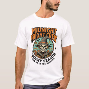 Halloween Mitternacht-Angst Crew T-Shirt