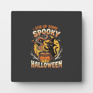 Halloween Mitternachts-Zauber-Magie Fotoplatte