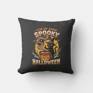 Halloween Mitternachts-Zauber-Magie Kissen