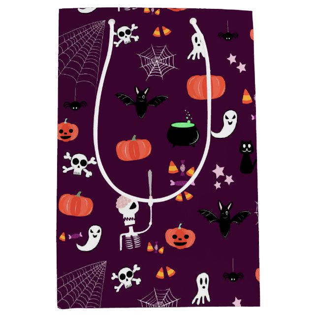 Halloween Mittlere Geschenktüte (Vorderseite)