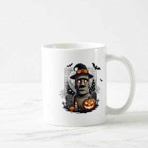 Halloween-Moai-Statue Antike Kultur  Kaffeetasse
