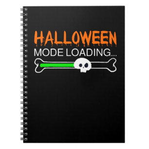 Halloween Mode Laden der Schädelladung Bar Notizblock