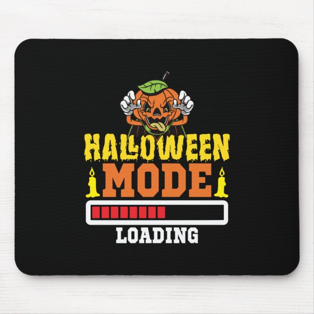 Halloween Mode Loading Geburtstag Mousepad (Vorne)