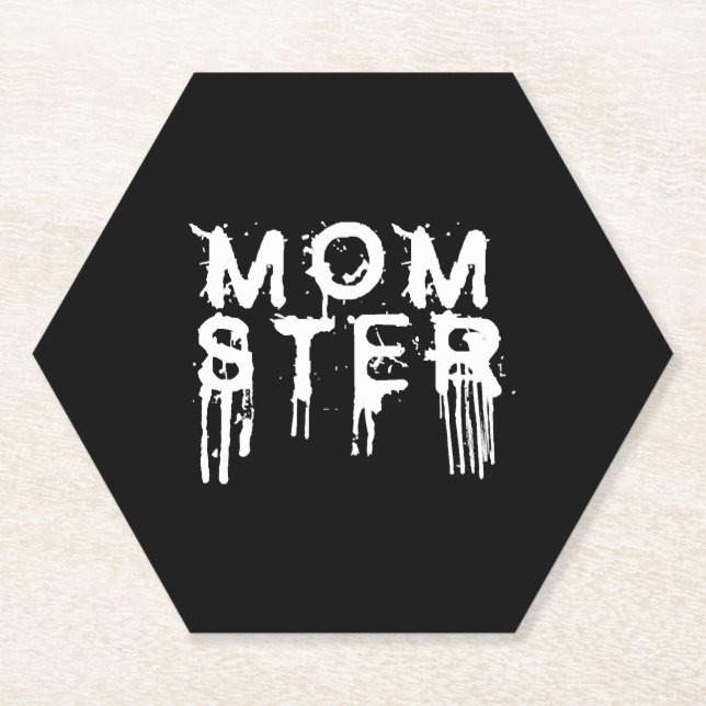 Halloween Momster Untersetzer (Vorderseite)