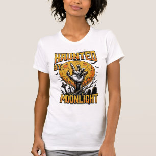 Halloween-Mond-Friedhof Vintage-Stich-Shirt_1 T-Shirt