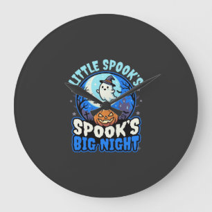 Halloween Mondlicht Baby Geist Große Wanduhr