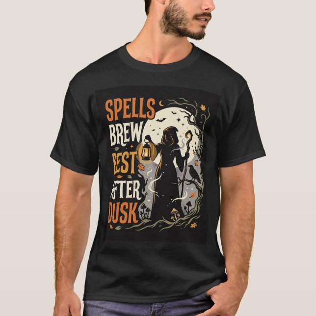Halloween-Mondlicht-Zauber-Sammlung T-Shirt (Vorderseite)