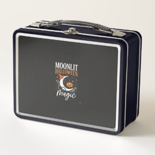 Halloween Mondscheint Oktober Magie Metall Brotdose