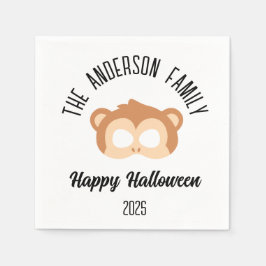 Halloween Monkey Masquerade Kostüm Serviette