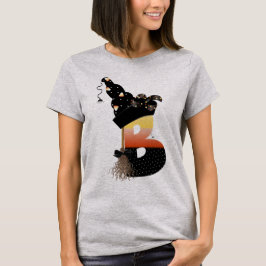 Halloween Monogram Letter B T-Shirt