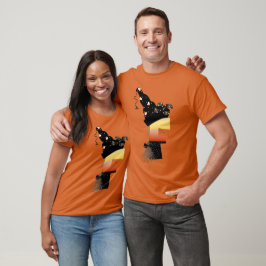 Halloween Monogram Letter F T-Shirt