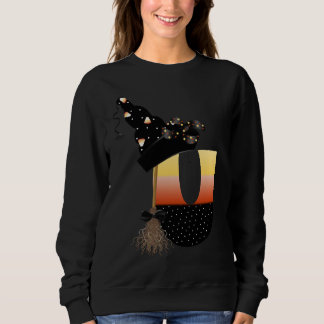 Halloween Monogram Letter U Sweatshirt