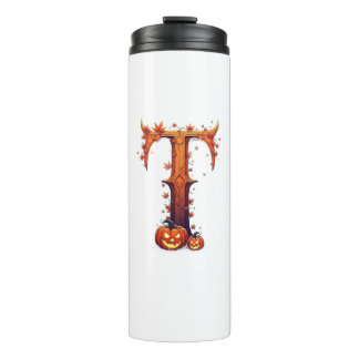 Halloween-Monogramm T Thermosbecher