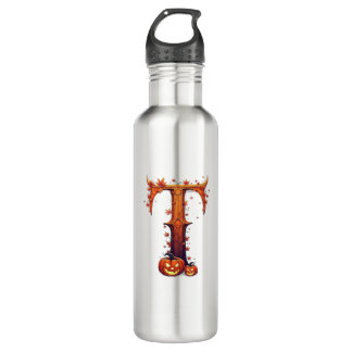 Halloween MonogramT Edelstahlflasche