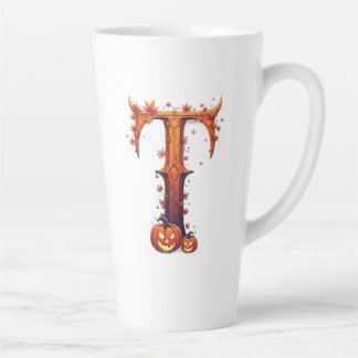 Halloween MonogramT Milchtasse