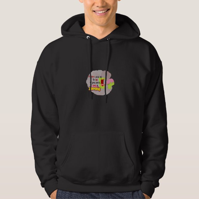 Halloween Monster Brain Hoodie (Vorderseite)