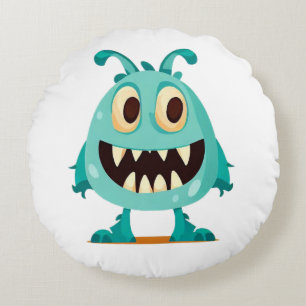 Halloween/Monster/Cartoon Rundes Kissen