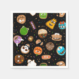 Halloween Monster Cookies Spaß Kinder Party Serviette