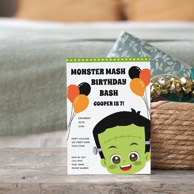 Halloween-Monster - Einladung (Von Creator hochgeladen)