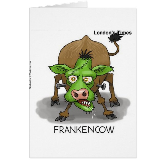 Halloween Monster Funny Cow Geschenke (Vorne)
