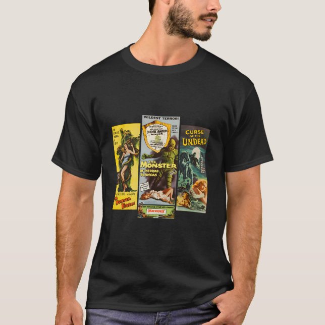 Halloween Monster Horror Movie T-Shirt (Vorderseite)