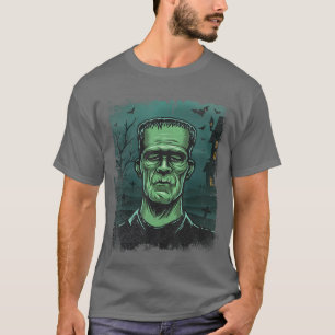 Halloween-Monster-Horrorfilm-Frankenstein-Familie T-Shirt