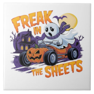 HALLOWEEN-MONSTER IM BETTLAKEN FLIESE