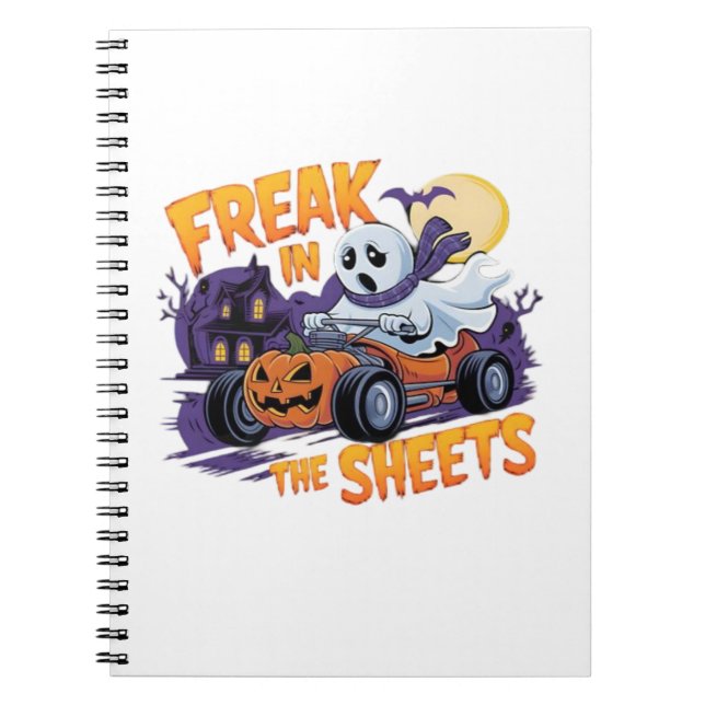 HALLOWEEN MONSTER IN DER BETTSCHUHE NOTIZBLOCK (Vorderseite)
