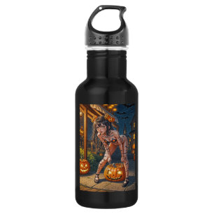 Halloween-Monster Jack-o-Lantern & Bat Vixen Mädch Edelstahlflasche
