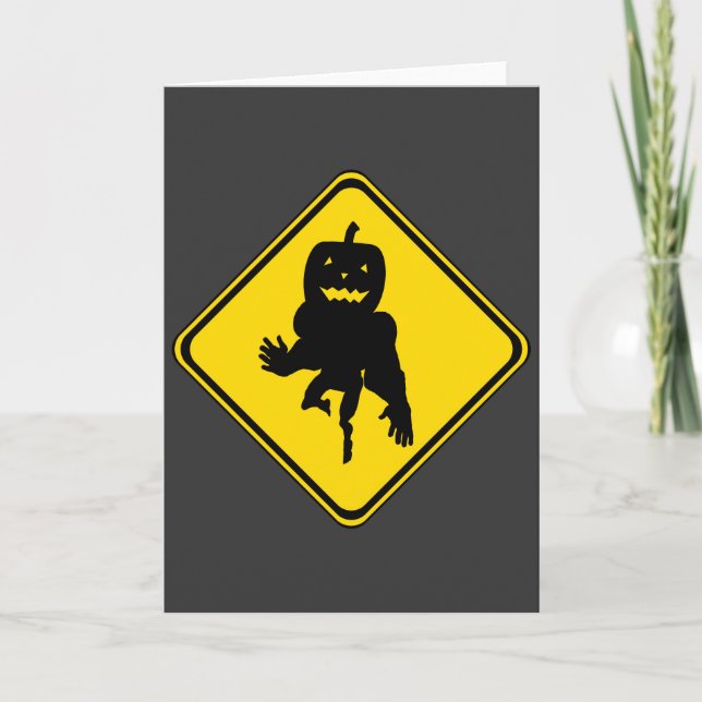 Halloween Monster Karte (Vorderseite)