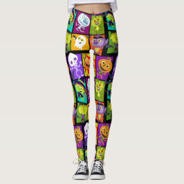 Halloween-Monster Leggings