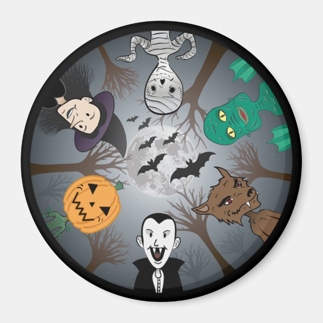 Halloween Monster-Magnet Magnet (Vorne)