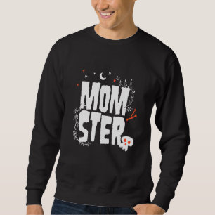 Halloween Monster Mama Mummy Sweatshirt
