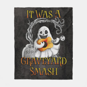 Halloween Monster Mash Ghost Graveyard Smash Fleecedecke
