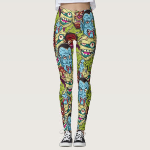 Halloween-Monster-Mash Leggings