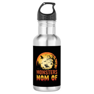 Halloween-Monster-Mutter der Skelettfamilie Edelstahlflasche