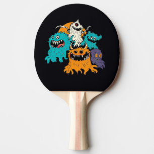 Halloween/Monster/Oktober/Herbst Tischtennis Schläger
