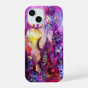 HALLOWEEN-MONSTER / ORK-KRIEG Rot-lila Fantasy iPhone 15 Hülle
