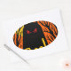 Halloween-Monster Ovaler Aufkleber (Umschlag)