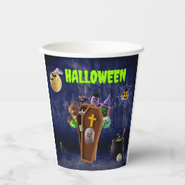 Halloween - Monster Pappbecher