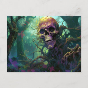 Halloween Monster Postkarte