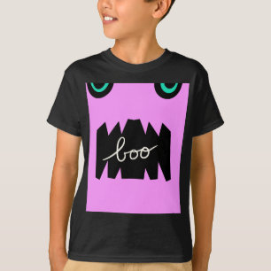 Halloween-Monster Riesige Zähne Boo T-Shirt