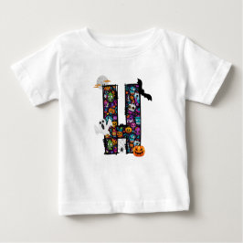 Halloween-Monster schreiben H-Baby-T - Shirt