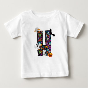 Halloween-Monster schreiben H-Baby-T - Shirt