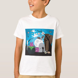 Halloween Monster Szene T-Shirt