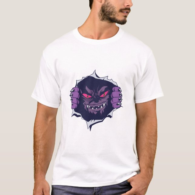 Halloween-Monster            T-Shirt (Vorderseite)