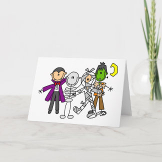 Halloween-Monster-T-Shirts und Geschenke Karte